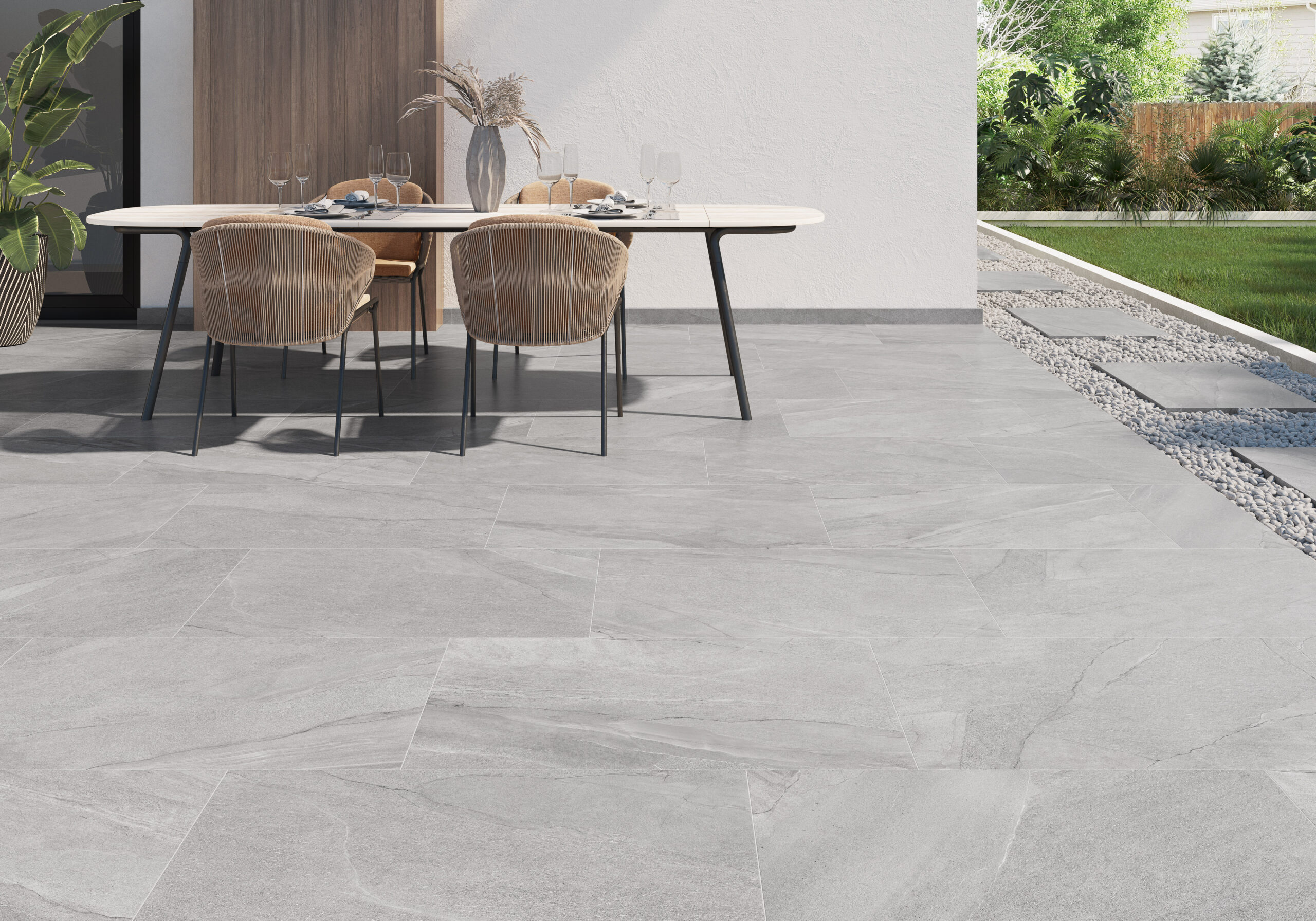Halley Silver 900x600x20mm Outdoor Porcelain R11